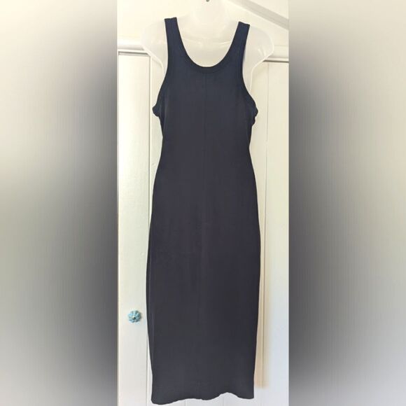 Everlane The 90s Ribbed Tank Dress MD Quiet Luxury Lagenlook Dark Romantic - Picture 9 of 14